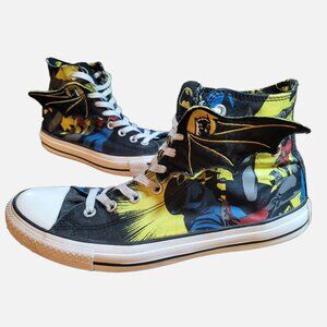 RARE CONVERSE DC Comics Batman and Robin High Tops with Wings